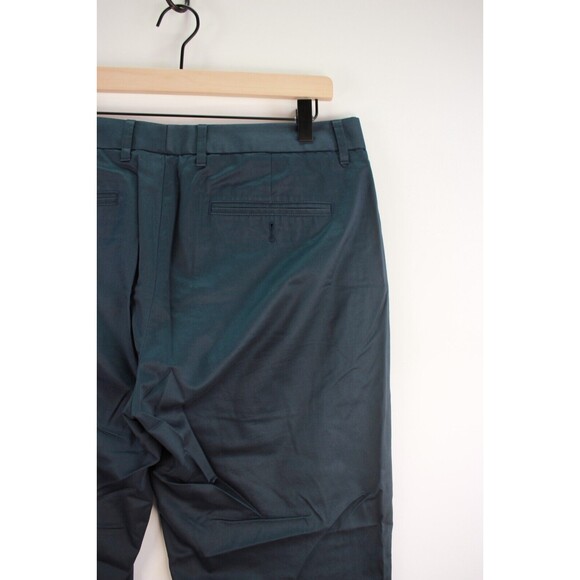 Bonobos Mens Pants Blue Chino Slim Straight Leg Flat Front Trouser Size 33x32 - Picture 8 of 10